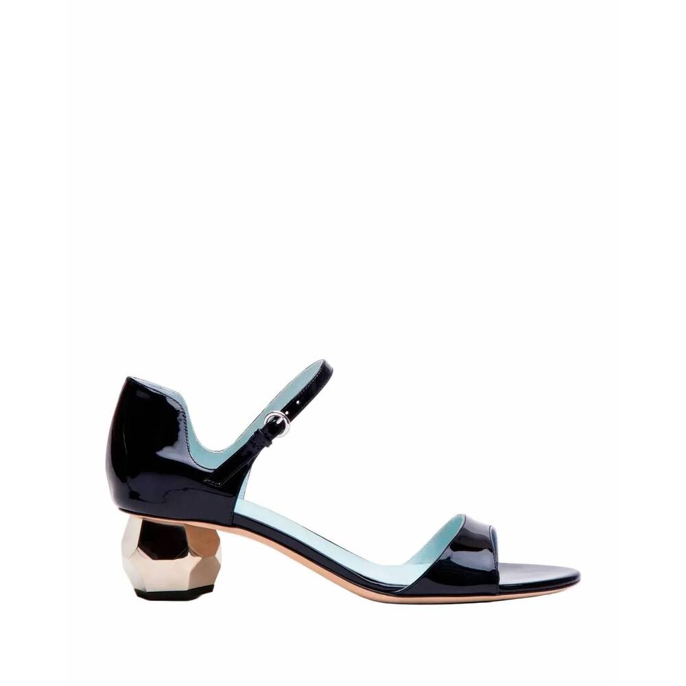 NEW FRANCES VALENTINE women's bella heel sandal in navy